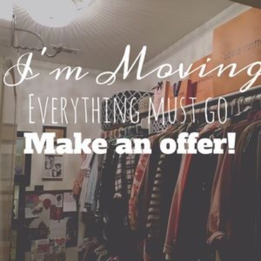 MOVING SALE!! EVERYTHING MUST GO!!